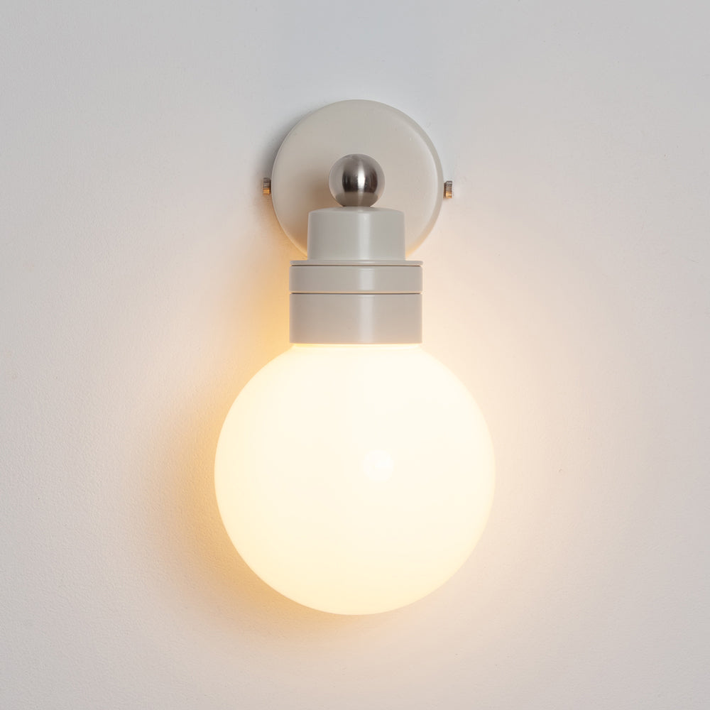 "Lyra" Wall Light - Opal Globe