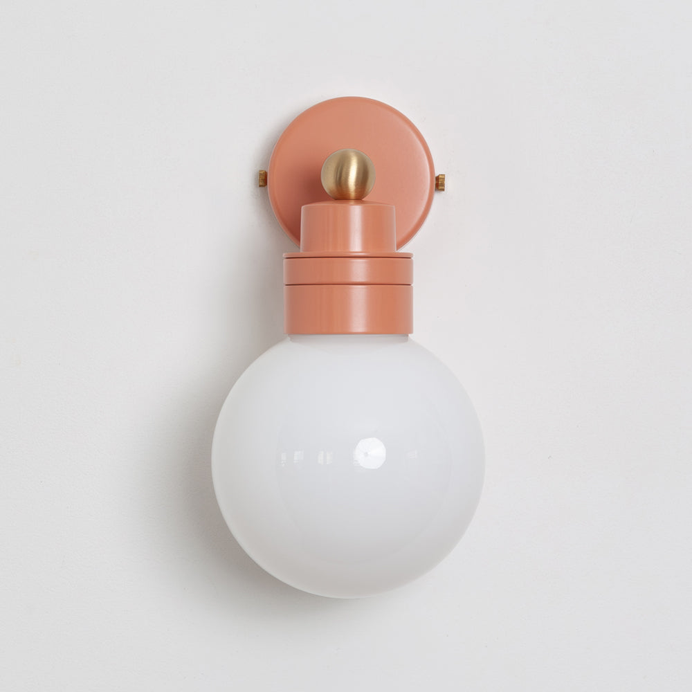 "Lyra" Wall Light - Opal Globe