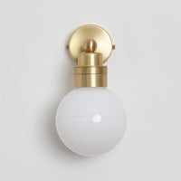 "Lyra" Wall Light - Opal Globe