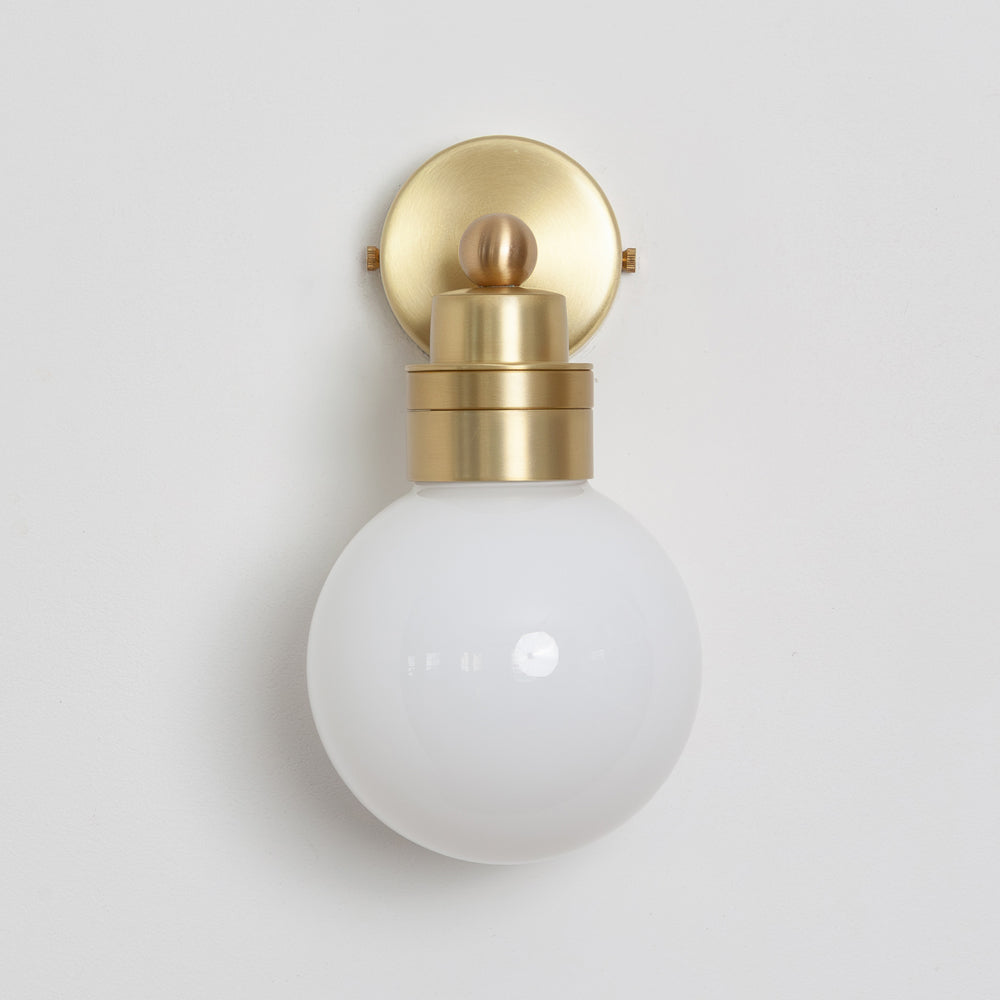 "Lyra" Wall Light - Opal Globe