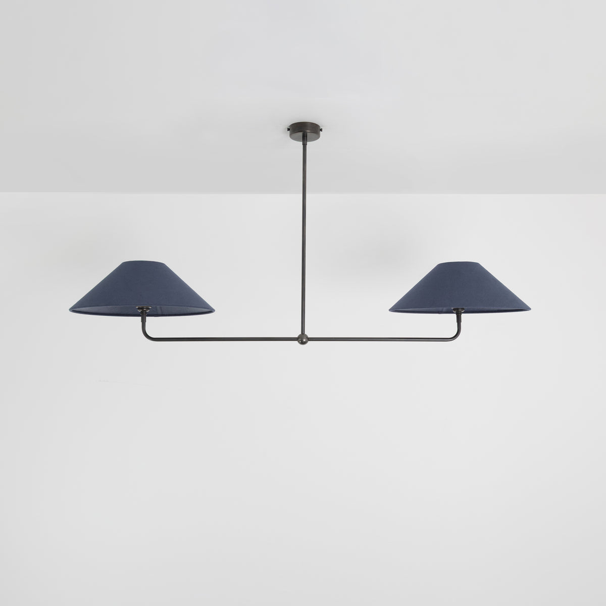T-Bar Chandelier - Wide Angle Linen