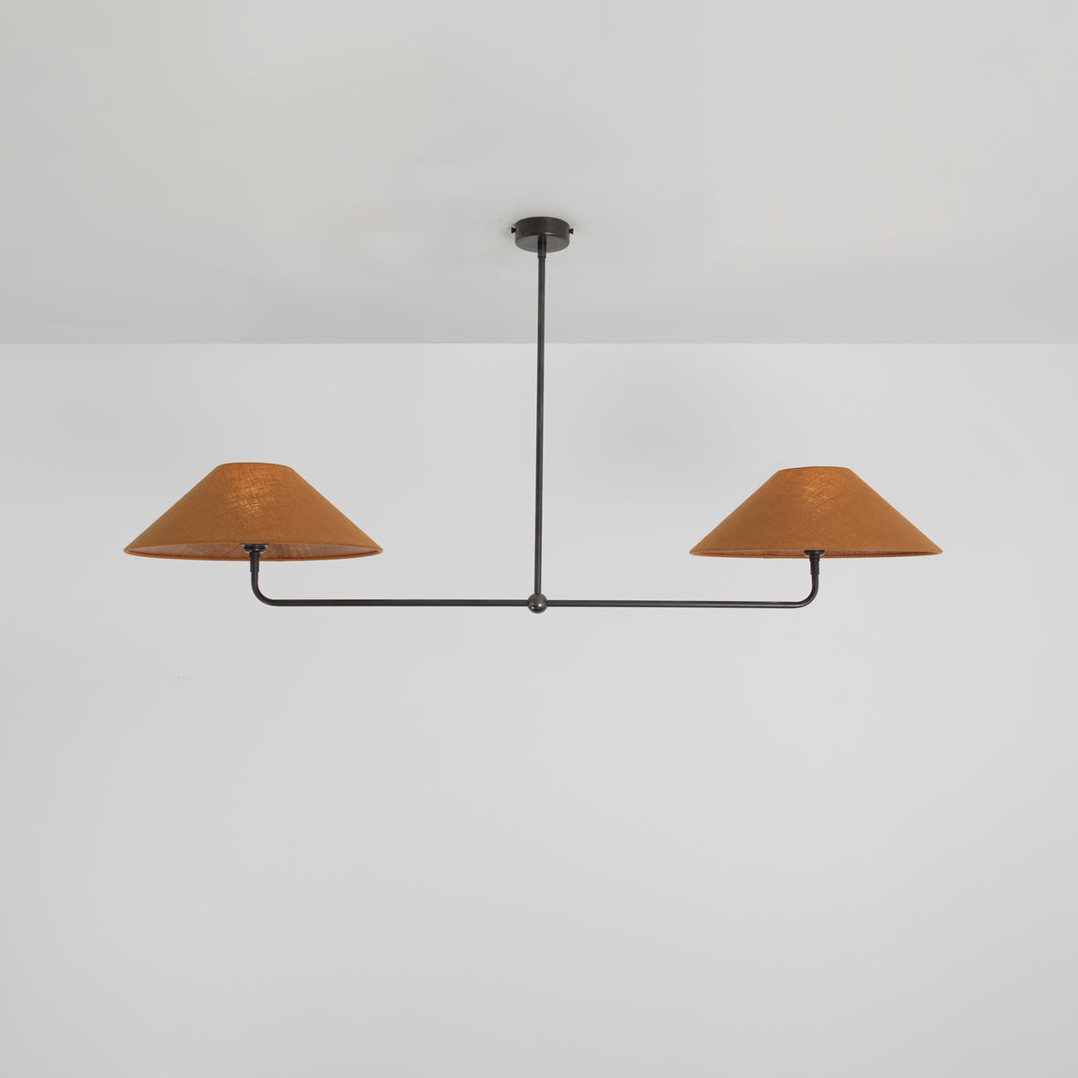 T-Bar Chandelier - Wide Angle Linen