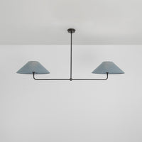 T-Bar Chandelier - Wide Angle Linen