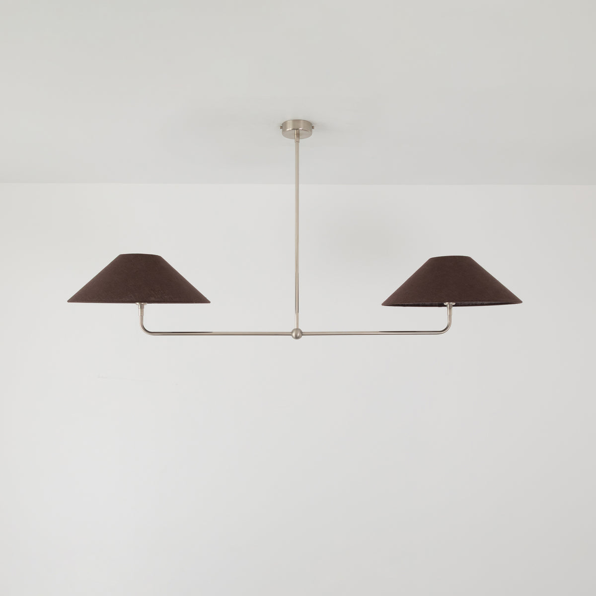 T-Bar Chandelier - Wide Angle Linen