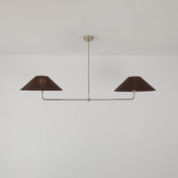 T-Bar Chandelier - Wide Angle Linen