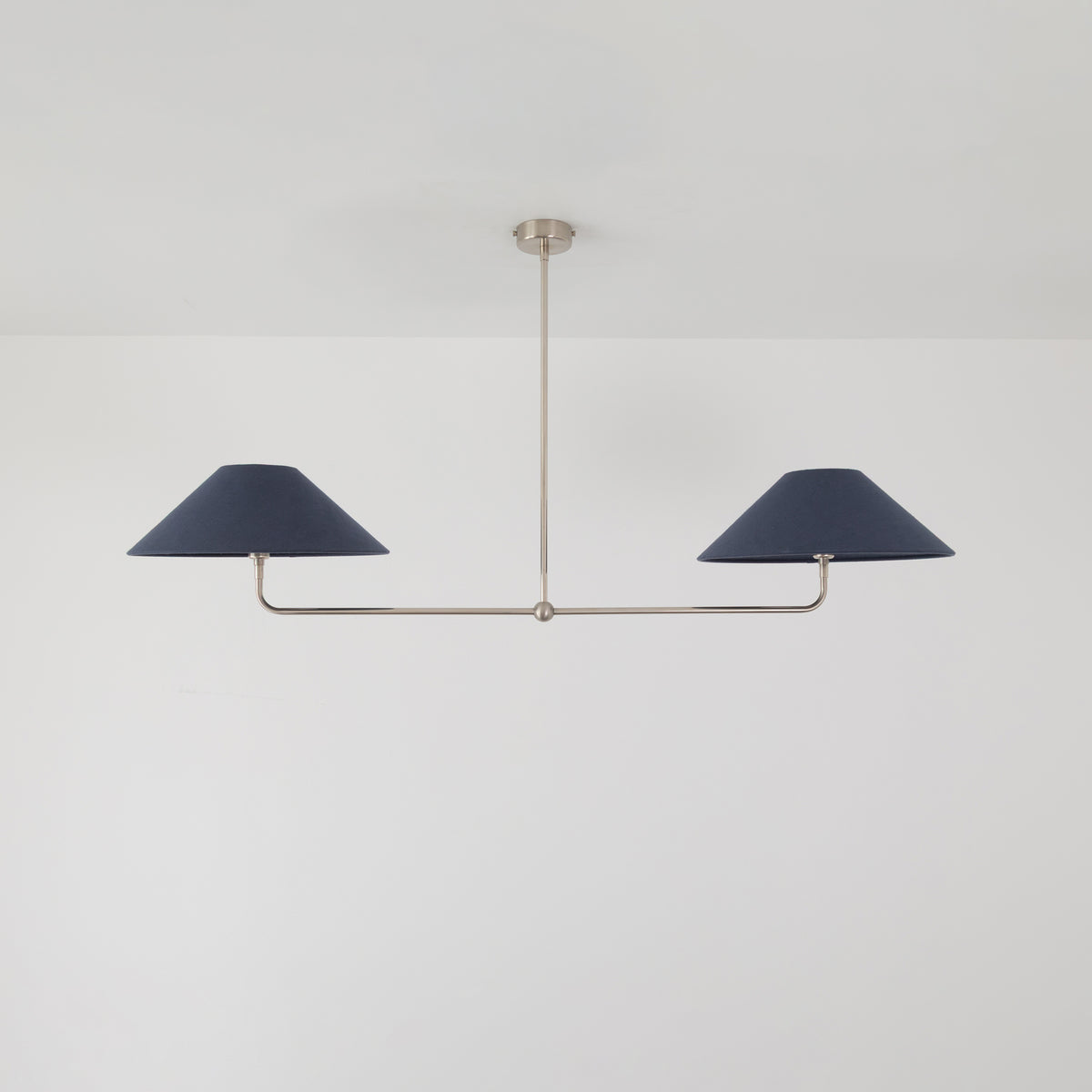 T-Bar Chandelier - Wide Angle Linen
