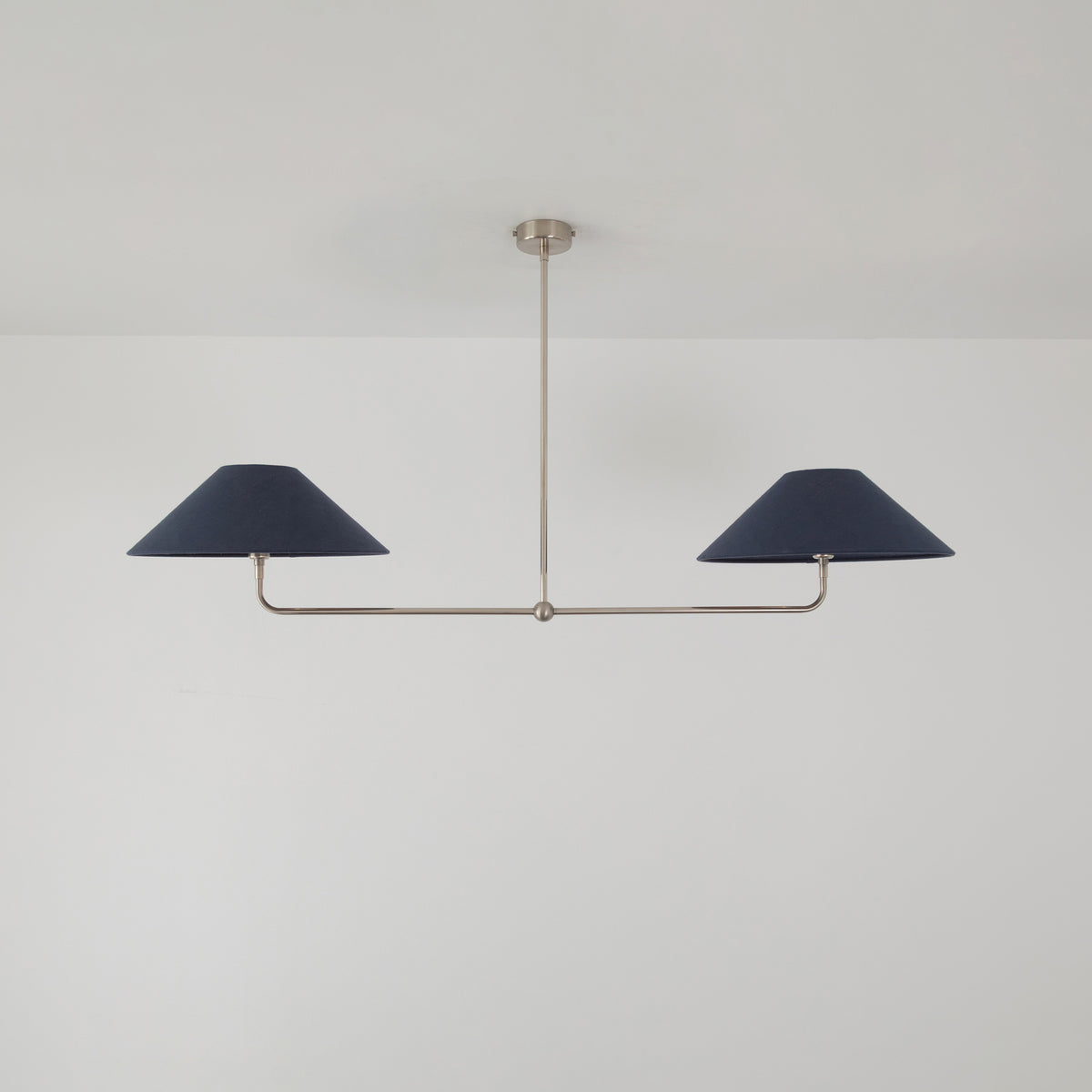 T-Bar Chandelier - Wide Angle Linen