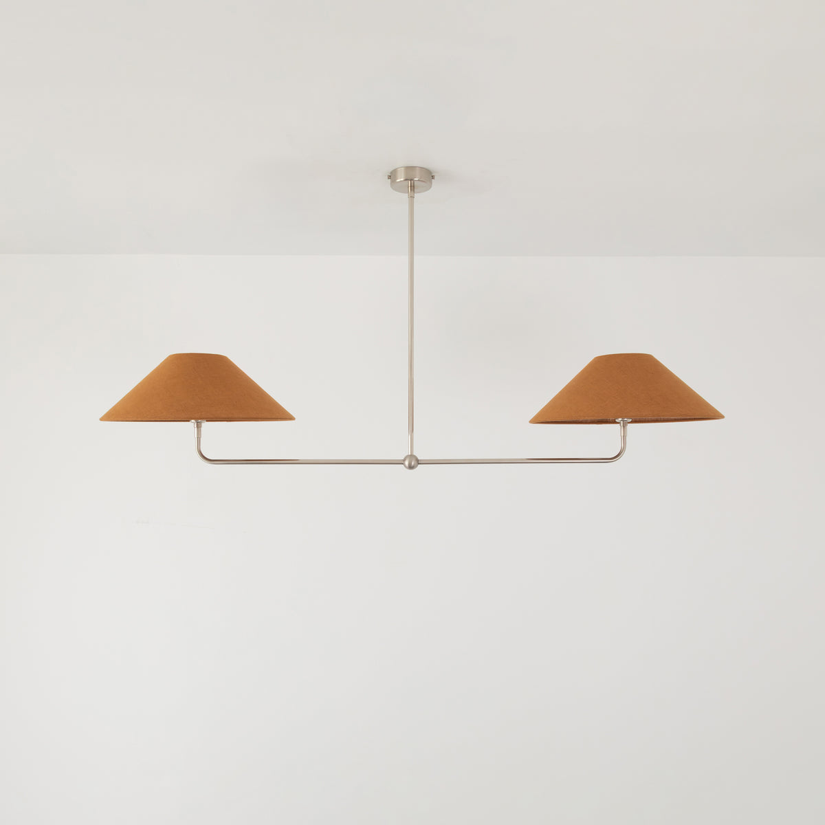 T-Bar Chandelier - Wide Angle Linen