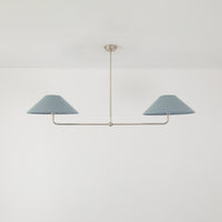 T-Bar Chandelier - Wide Angle Linen