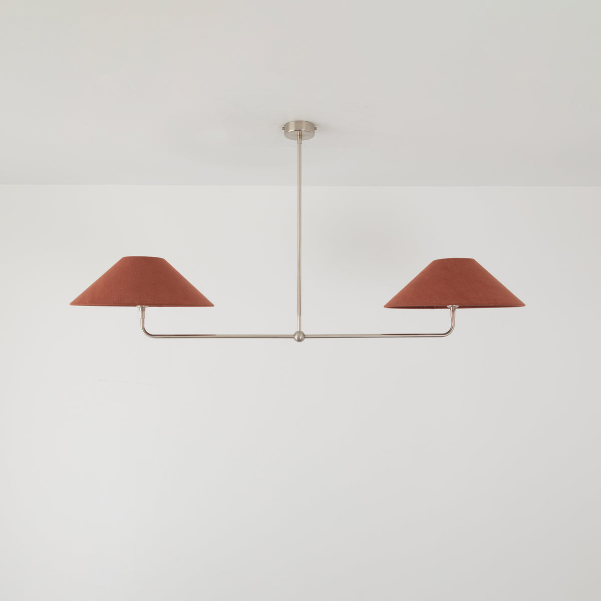 T-Bar Chandelier - Wide Angle Linen