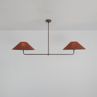 T-Bar Chandelier - Wide Angle Linen