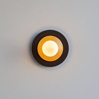 "Aureole" Wall Light - Black & Brass