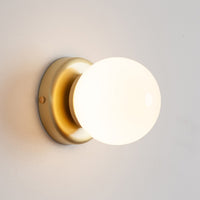 Opal Glass Flush Wall Light