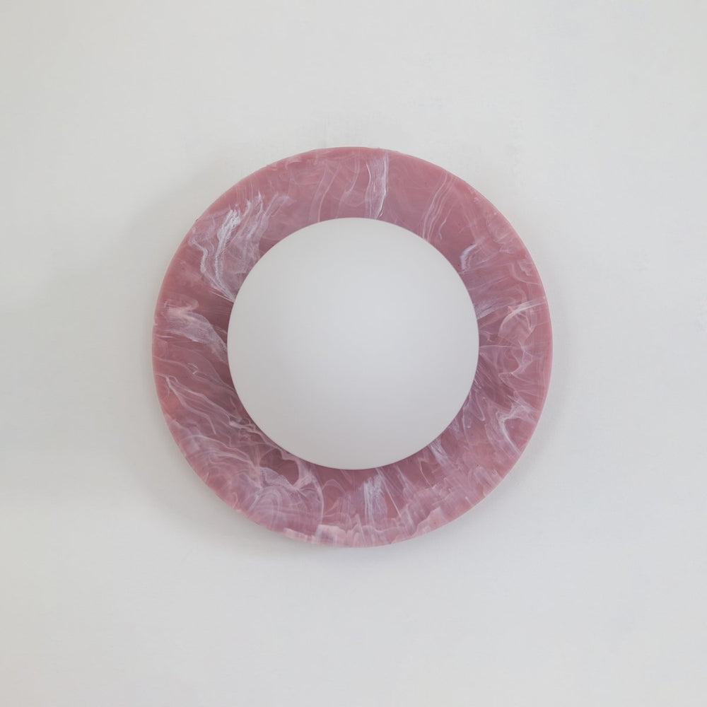 "Bo" Wall Light - Marbled Recycled Plastic