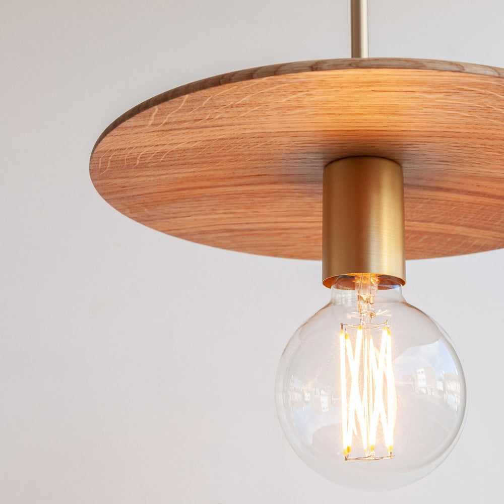 "Cara" Pendant Light - Oak