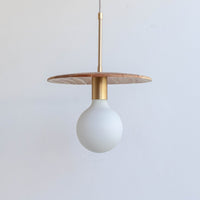 "Cara" Pendant Light - Spalted Beech