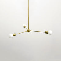 Triple Arm Chandelier