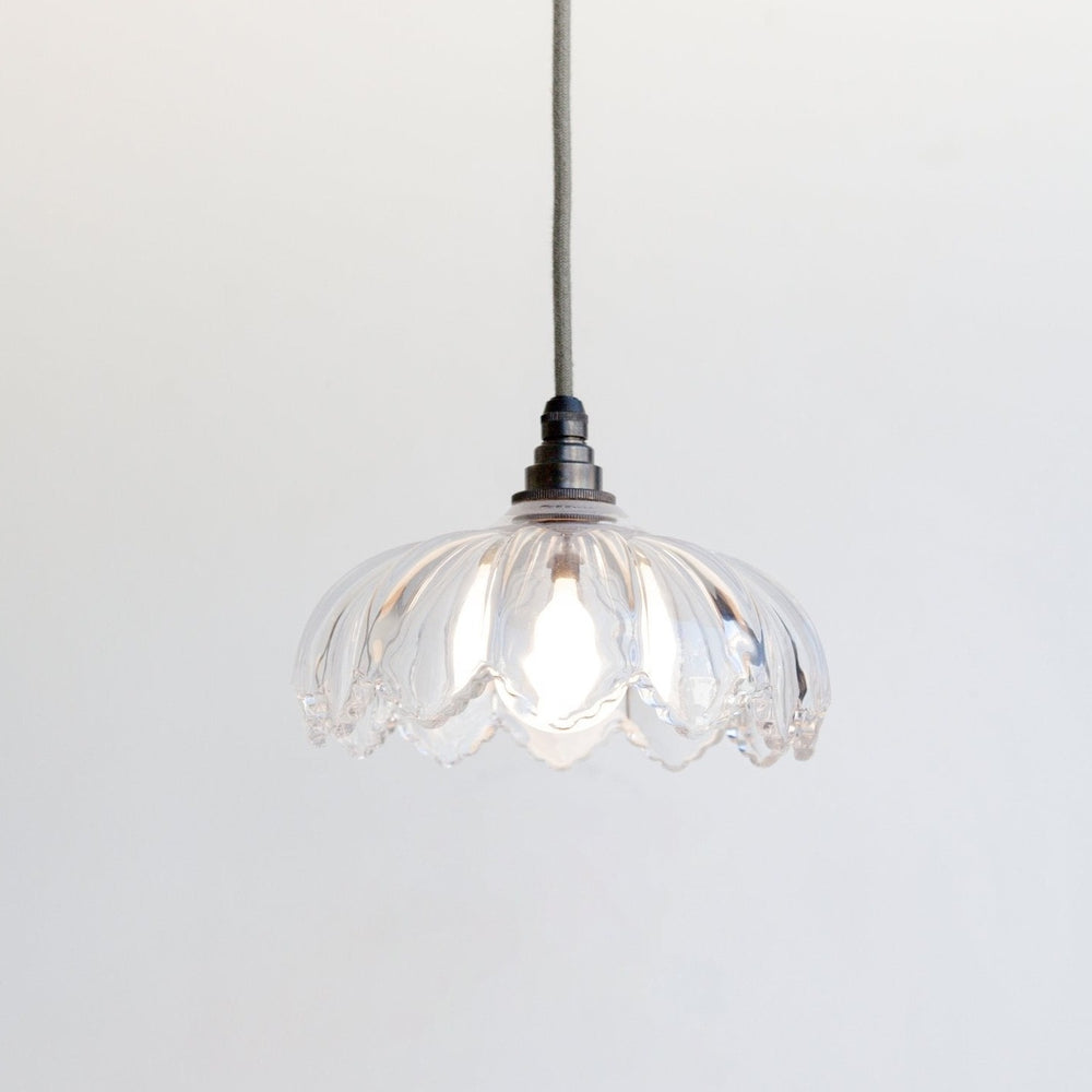 "Petal" Pendant Light - Clear Glass