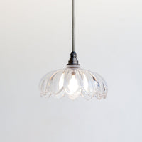 "Petal" Pendant Light - Clear Glass