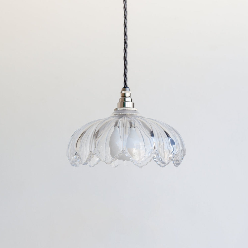 "Petal" Pendant Light - Clear Glass