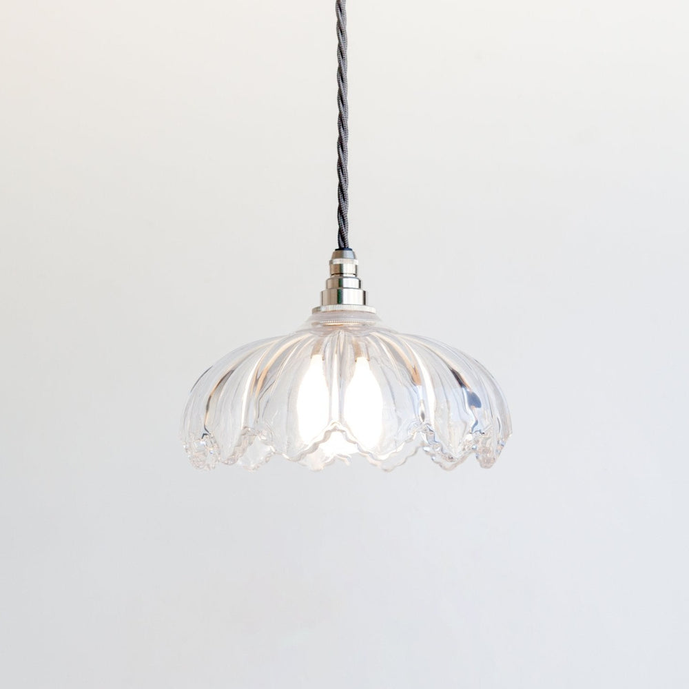 "Petal" Pendant Light - Clear Glass