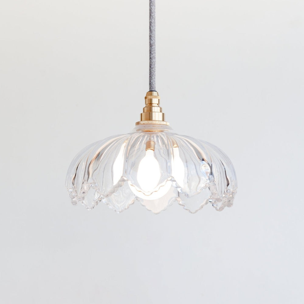 "Petal" Pendant Light - Clear Glass