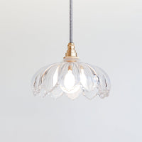 "Petal" Pendant Light - Clear Glass