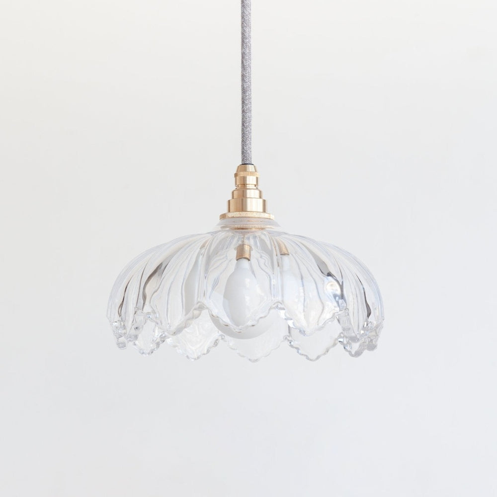 "Petal" Pendant Light - Clear Glass
