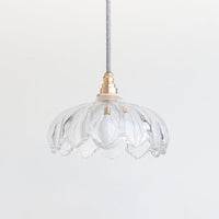 "Petal" Pendant Light - Clear Glass