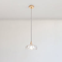"Petal" Pendant Light - Clear Glass
