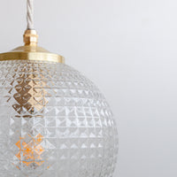 Diamond Glass Pendant Light
