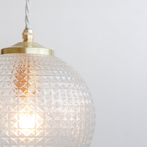 Diamond Glass Pendant Light
