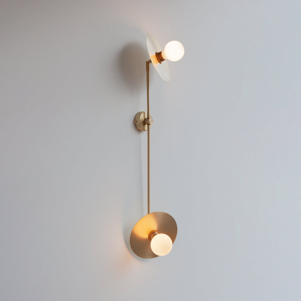 "Radial" Adjustable Double Arm Wall Light