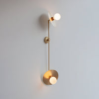 "Radial" Adjustable Double Arm Wall Light