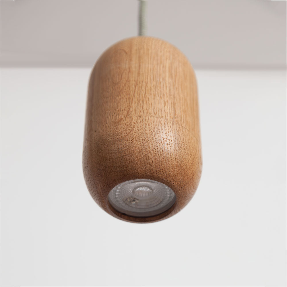 "Pod" Pendant Light - Hardwood