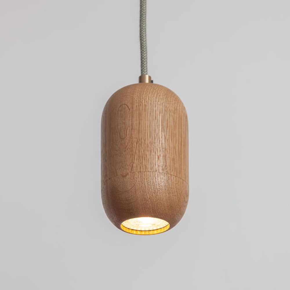 "Pod" Pendant Light - Hardwood