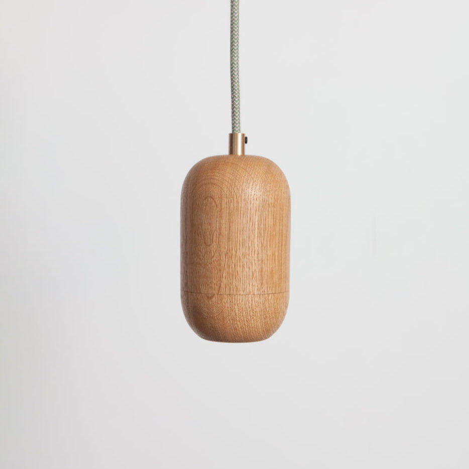 "Pod" Pendant Light - Hardwood