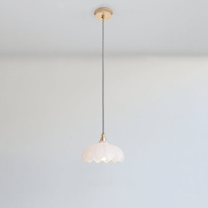 "Petal" Fabric Cable Pendant Light
