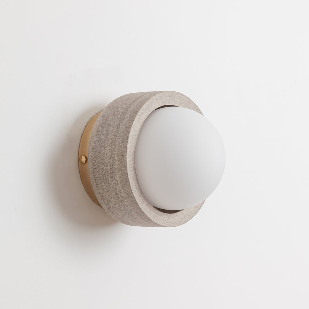 "Pearla" Flush Wall Light - Ceramic (Outlet)