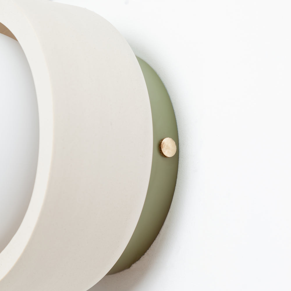 "Pearla" Flush Wall Light - Ceramic