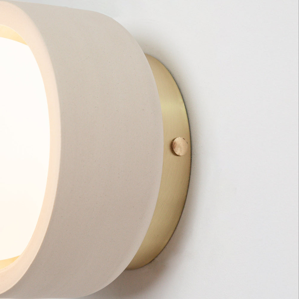 "Pearla" Flush Wall Light - Ceramic