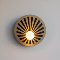 "Sunburst Arc" Wall Light - Colour Series