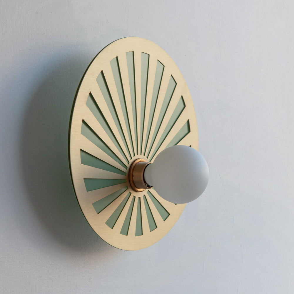"Sunburst Arc" Wall Light - Colour Series