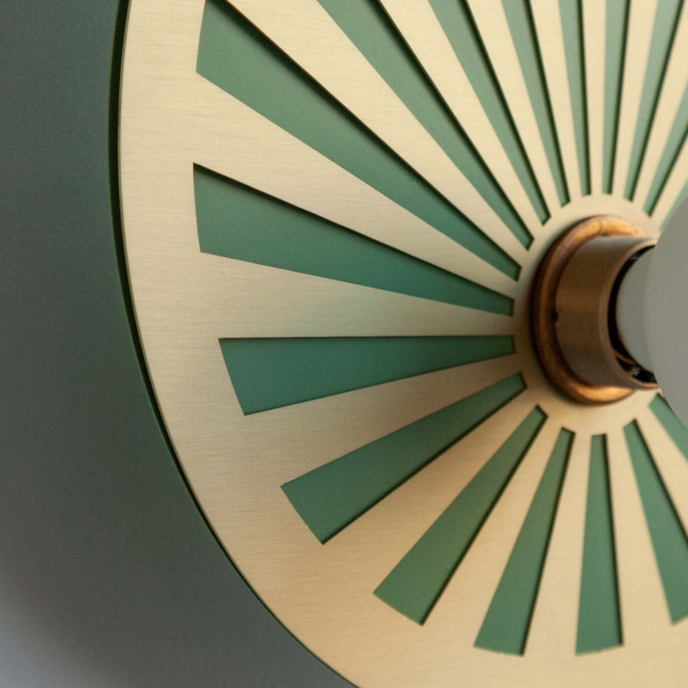 "Sunburst Arc" Wall Light - Colour Series