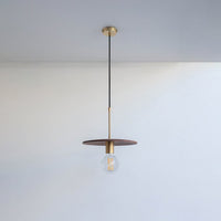 "Cara" Pendant Light - Walnut