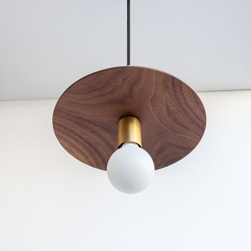 "Cara" Pendant Light - Walnut
