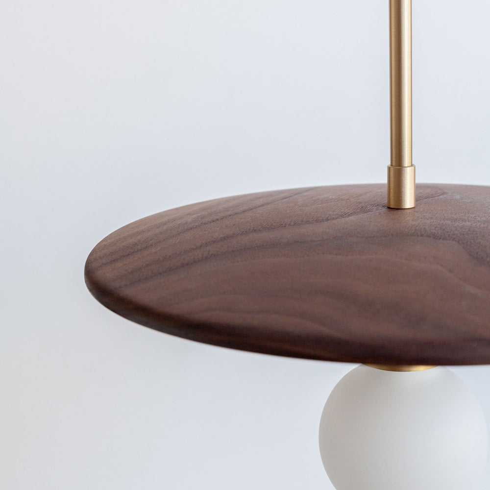 "Cara" Pendant Light - Walnut