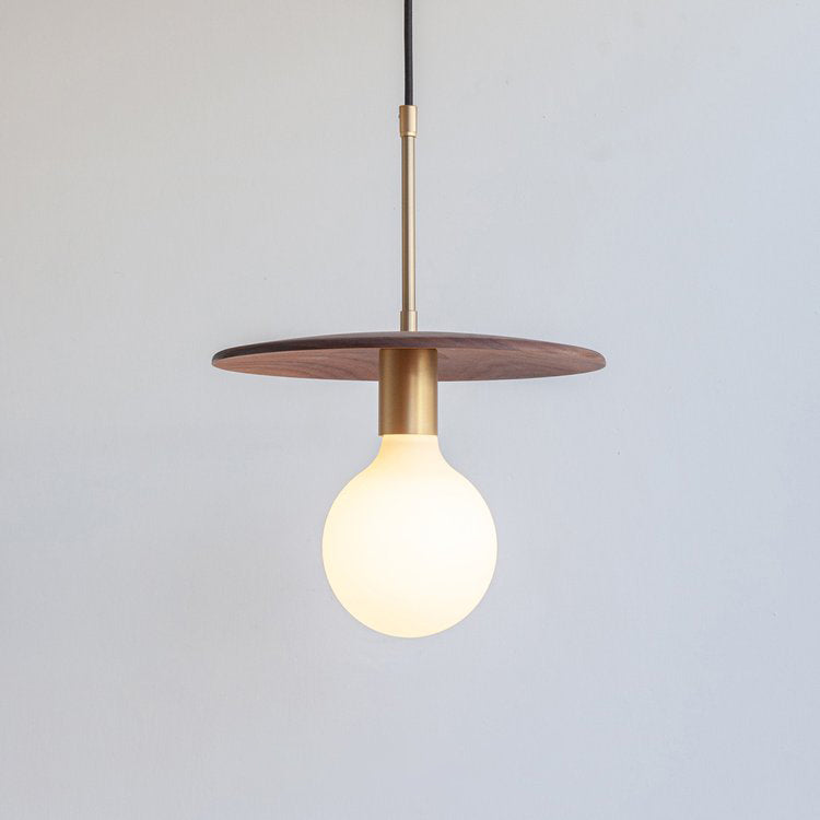 "Cara" Pendant Light - Walnut