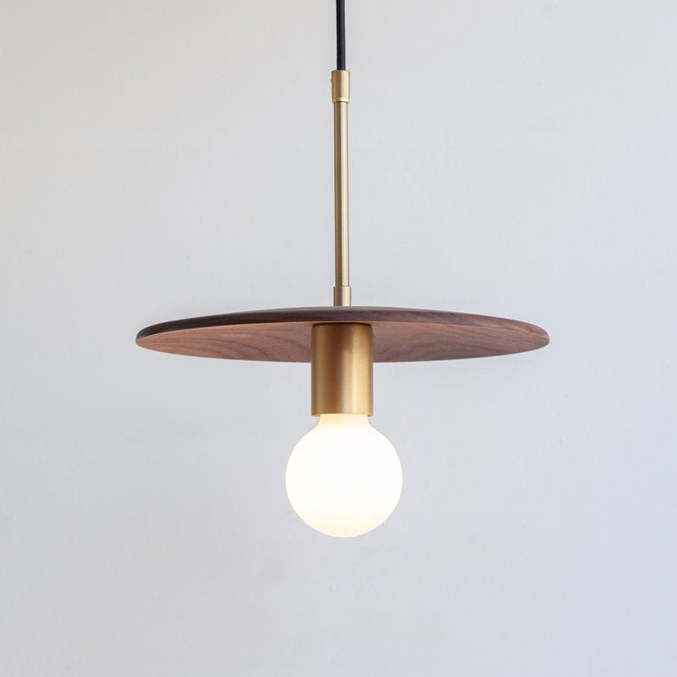 "Cara" Pendant Light - Walnut