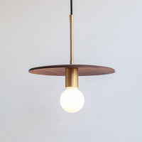 "Cara" Pendant Light - Walnut